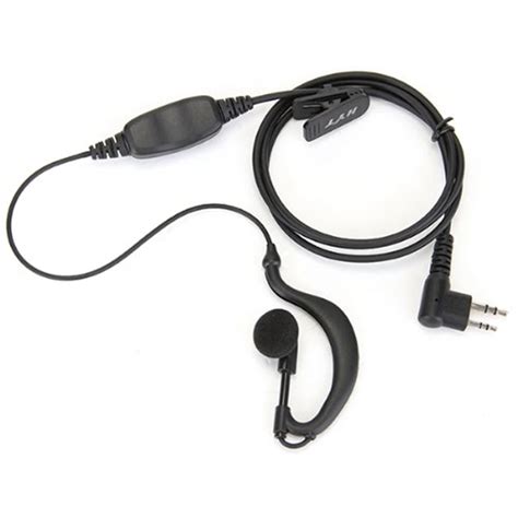 Etmakit Low Noise Earhanger Headset Earpiece Earphone Mic For Motorola Walkie Talkie Radio 2 Pin