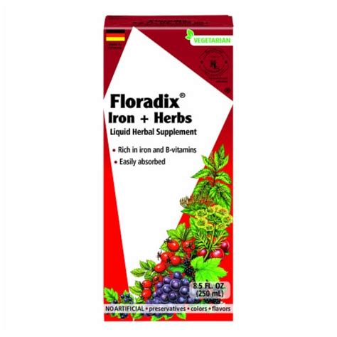 Floradix® Iron Herbs Liquid Herbal Supplement 8 5 Fl Oz King Soopers