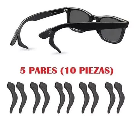 5 Pares Soporte Silicon Lente No Resbalan Anti Caída Gafas MercadoLibre