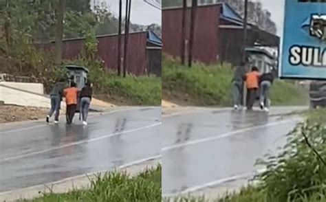 Viral Pelajar Sma Bantu Dorong Gerobak Bakso Saat Hujan Bapaknya Pasti