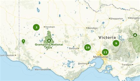 Victoria State Parks Map