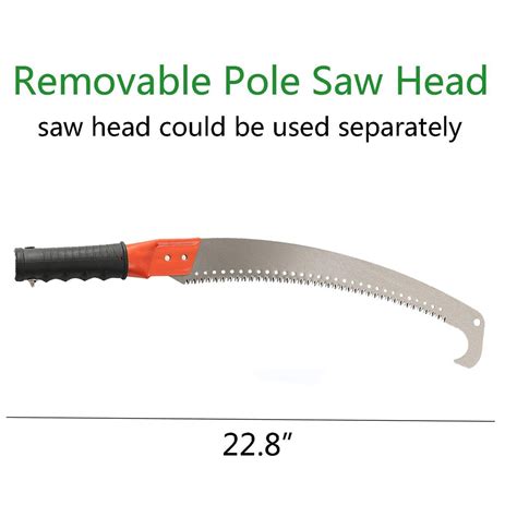 Inflation Extendable Manual Pole Saw For Tree Trimming Tree Pruner With 10f Ebay