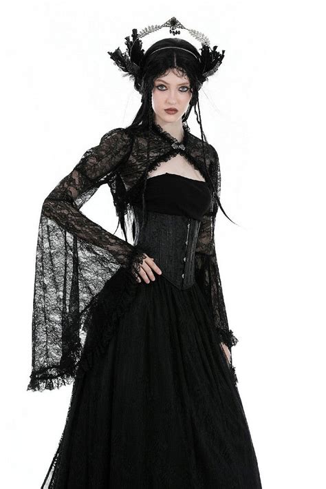 Vampiren Gothic Lace Shrug Vampirefreaks