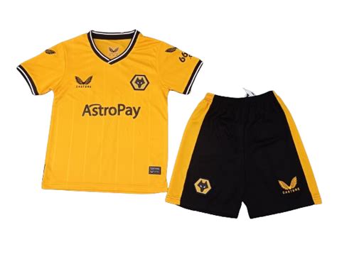 Wolverhampton Wanderers FC 23/24 Youth Home Full Kit – Champion Gearz