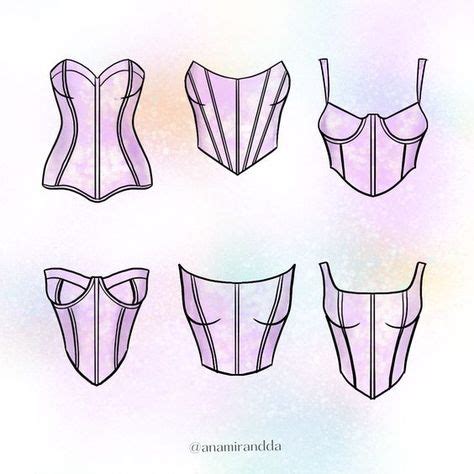 how to draw corsets