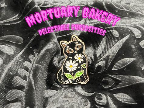 Cat Pin Cat Lover Cat Enamel Pin Black Cat Pin Black Cat Enamel Pin