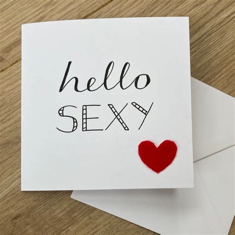 Sexy Valentines Card Etsy