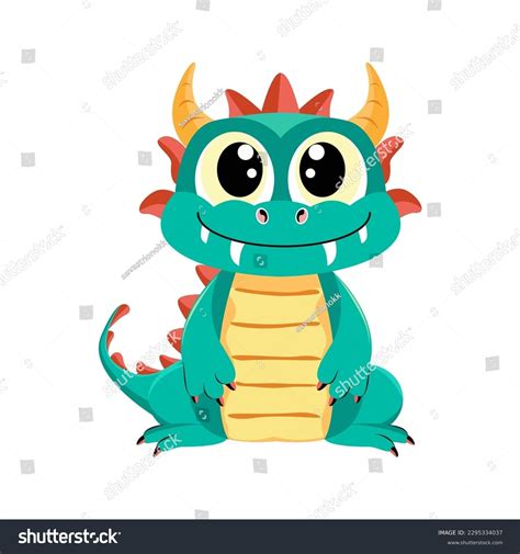 Dragon Cartoon Vector Character Hero Fairy Stock Vector Royalty Free