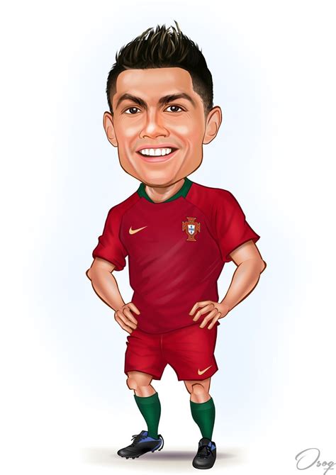 Cr7 Cartoon Drawing