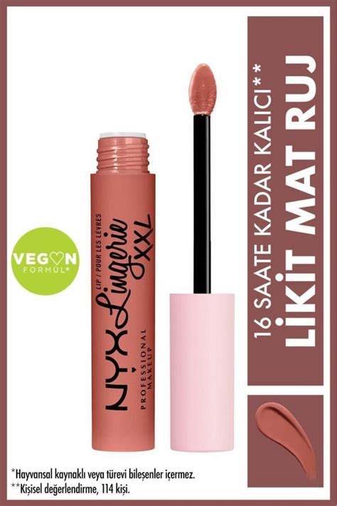 NYX Professional Makeup Lip Lingerie Xxl Mat Likit Ruj Turn On Fiyatı Yorumları Trendyol