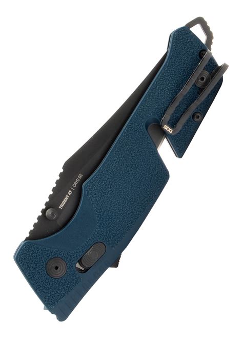 SOG TRIDENT AT - UNIFORM BLUE - TANTO, Folding Knife, Folder | Battle ...