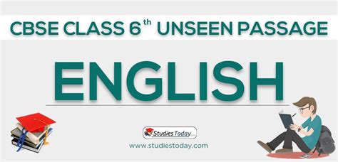 Unseen Passage For Class English Sharpen Reading And Comprehension