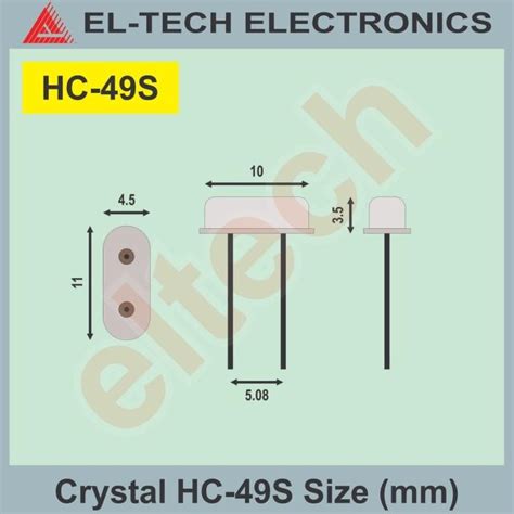 Jual Mhz Mhz Kristal Crystal Xtal Oscillator Osilator Pin Hc