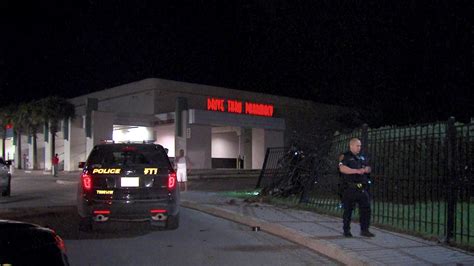 Sapd Car Plows Through Trees Fence In Heb Parking Lot