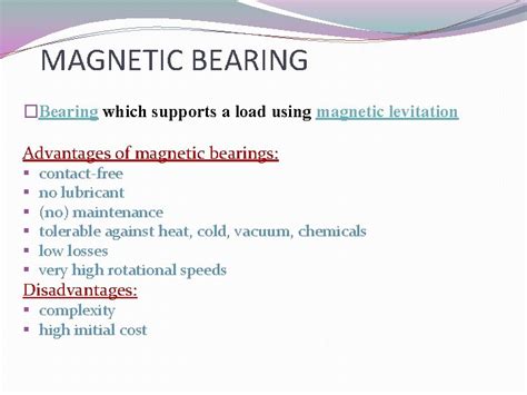 DESIGN OF ACTIVE MAGNETIC BEARING Presented By JADHAV