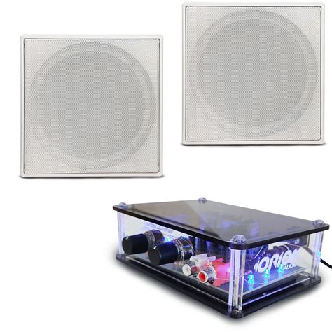 Caixa De Som Para Quarto - Kit Som Ambiente Amplificador Pc + Caixa Acustica Para Gesso Quarto ...