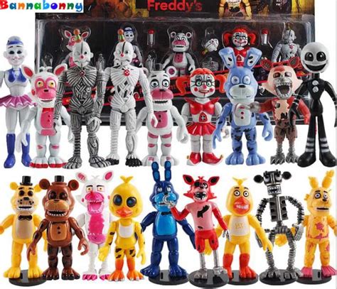 6pcsset 10cm Five Nights At Freddys Fnaf Funtime Foxy Freddy Ballora