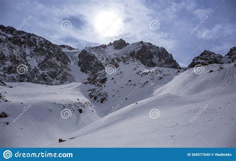 Almaty city. stock photo. Image of city, resort, summit - 269577640