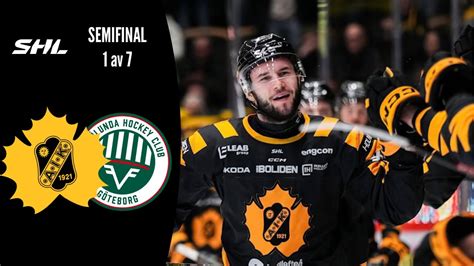 Skellefte Aik Fr Lunda Hc H Jdpunkter Semifinal Sm Slutspel