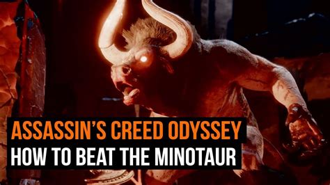 How To Beat The Minotaur In Assassin S Creed Odyssey Youtube