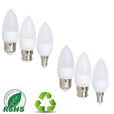 Pcs W E E B B Led Chandelier Candle Bulbs Light Smd