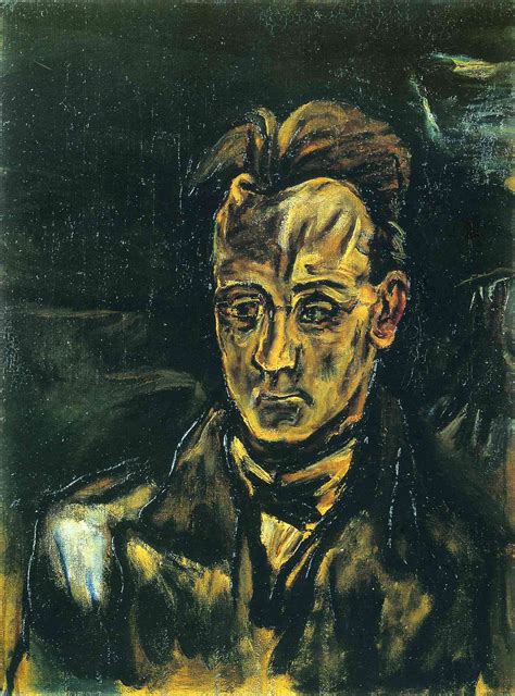 Portrait Of The Composer Anton Von Webern Oskar Kokoschka Wikiart