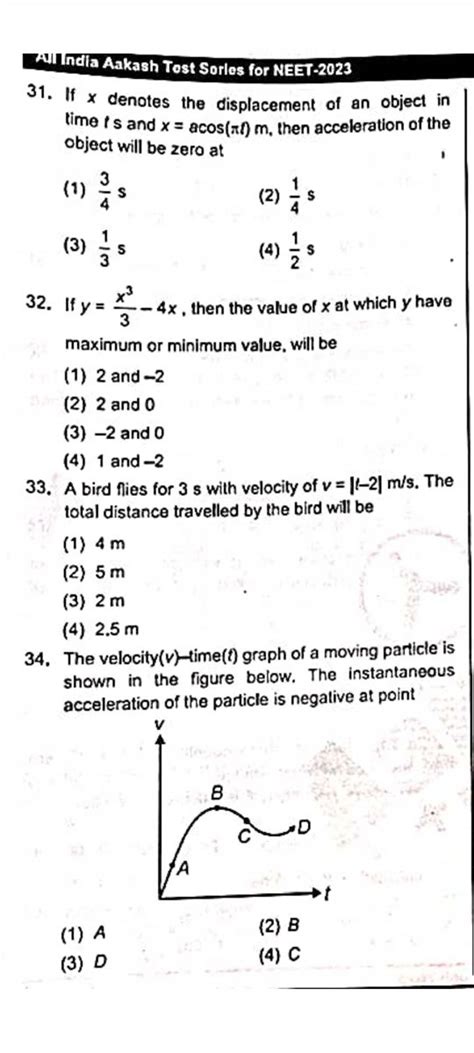 A Bird Flies For 3 S With Velocity Of V 12m S The Total Distance Trav