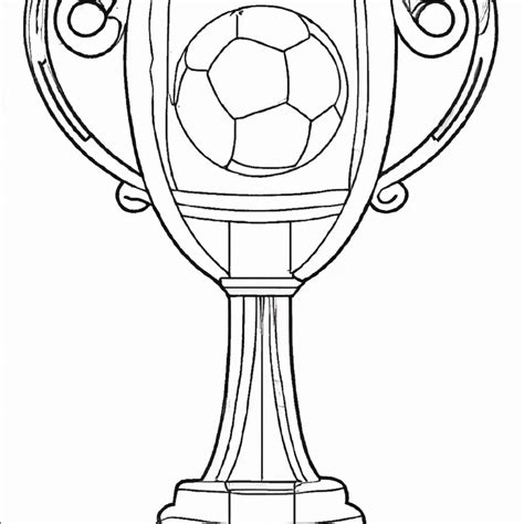 7 Desenhos de Troféus de Copa para Imprimir e Colorir