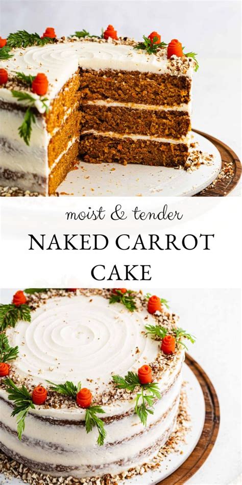 Naked Carrot Cake With Brown Butter Frosting Baker Street Society