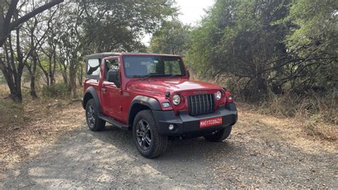 My23 Mahindra Thar Gets New Rwd Badge Shifting Gears