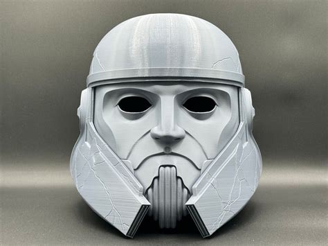 Captain Enoch Inspired Helmet Cosplay 3d Printed Raw Diy Kit Etsy