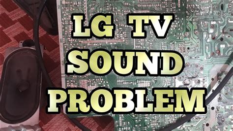 LG TV HAS Sound But NO Picture Black Screen WITH Sound