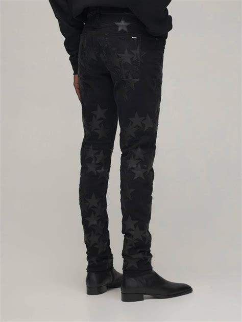 Amiri Amiri Chemist Leather Star Jeans Grailed