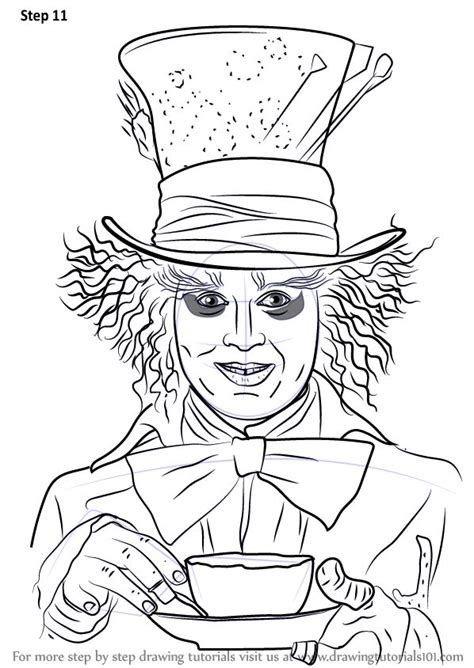 Learn How To Draw Mad Hatter Dc Comics Step By Step Drawing