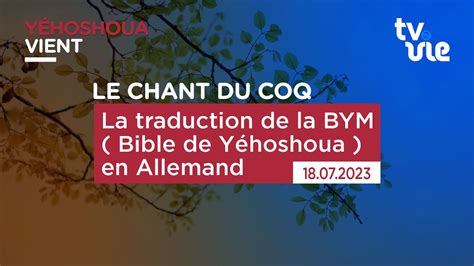 La Traduction De La Bym Bible De Y Hoshoua En Allemand Youtube