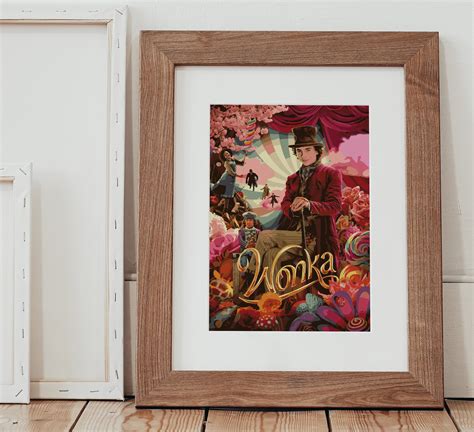 Wonka 2023 Timothée Chalamet Vector Poster Digital Poster Hand Card - Etsy