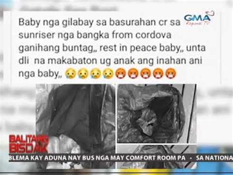 Balitang Bisdak Fetus Gilabay Sa Basurahan Sulod Sa CR Sa Motorbanca