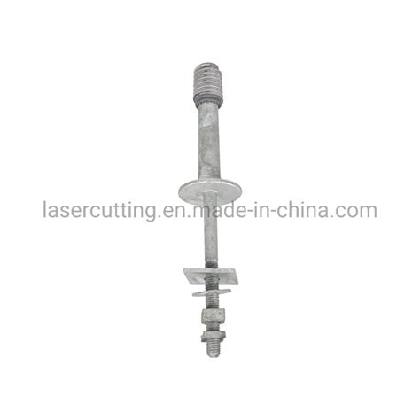 Hot Dip Galvanized Steel Electrical Fittings Spindle Insulator Pin