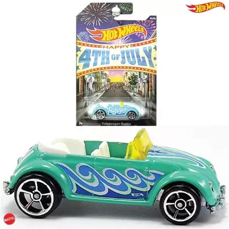 Hot Wheels Th Of July Volkswagen Fusca Convers Vel Beetle Frete Gr Tis