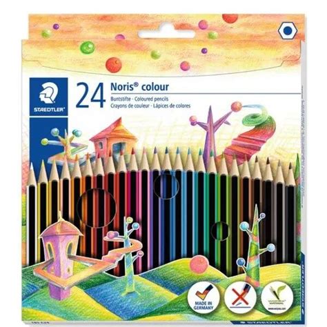 Caixa de 24 lápis de cor Noris Colour STAEDTLER LIVRARIA ZÉ