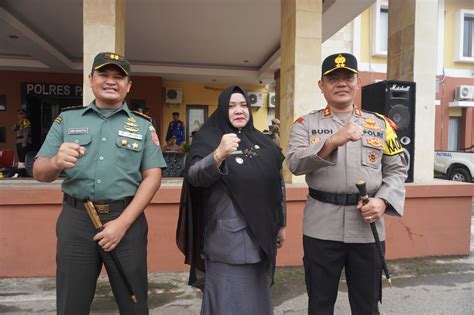 Polres Paser Gelar Apel Pasukan Operasi Mantap Brata 2023 2024 Dalam