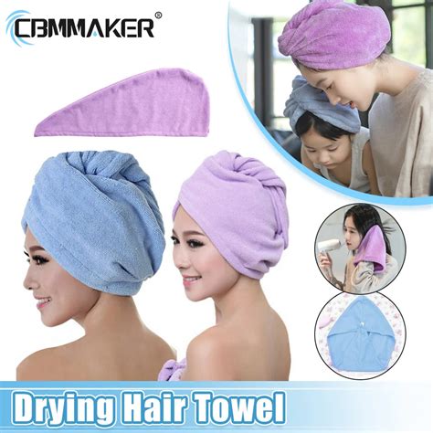 Serviette De S Chage Des Cheveux En Microcarence Bonnet De Douche