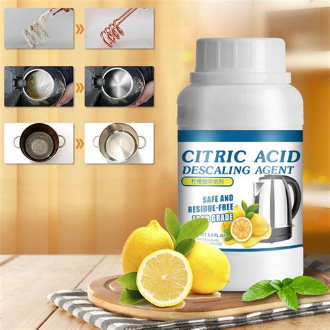 citric acid  cleaning stainless steel distiller cleaner