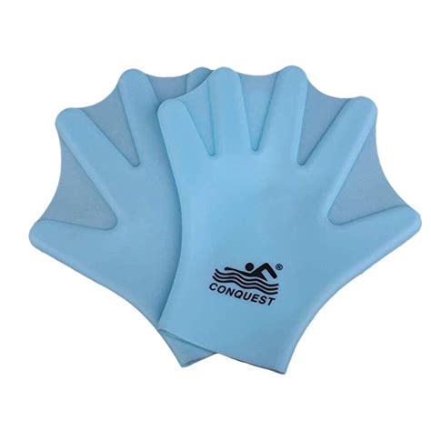 AntiGuyue 1 Pair Silicone Swimming Gloves Webbed Aquatic Fit Traning