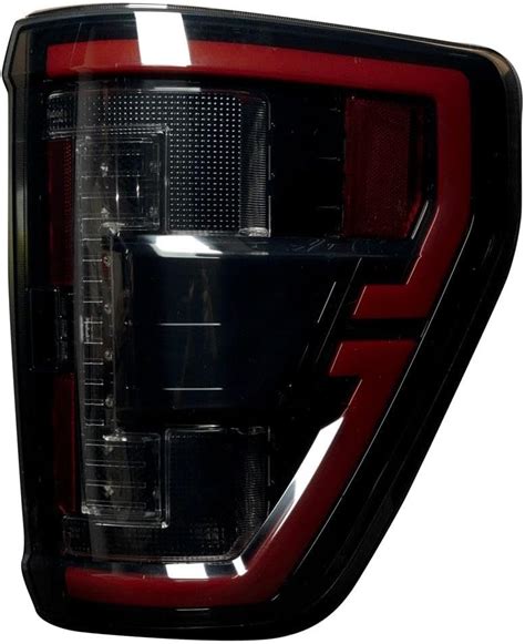 Recon Fits 2021 2023 F150 And Raptor Ultra Bright Smoked Led Tail Lights Replaces