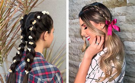 Penteado Para Festa Junina Cabelo Liso Cacheado Tran A E Any Tips