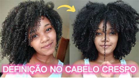 Como Definir O Cabelo Crespo Sem Gel Gelatina Passos Infal Veis