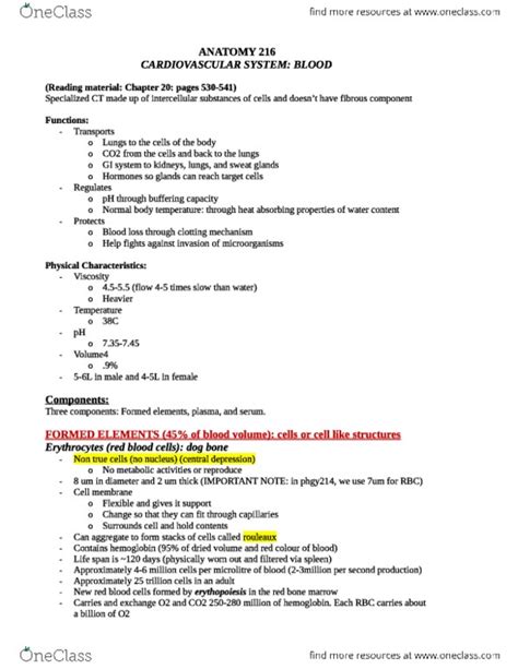 ANAT 216 Study Guide Winter 2012 Quiz Cytoplasm Barr Body Solution