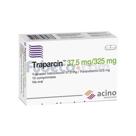 Traparcin 37 5 Mg 325 Mg Comprimido Unidad Fybeca