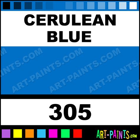 Cerulean Blue Colors Oil Paints - 305 - Cerulean Blue Paint, Cerulean ...